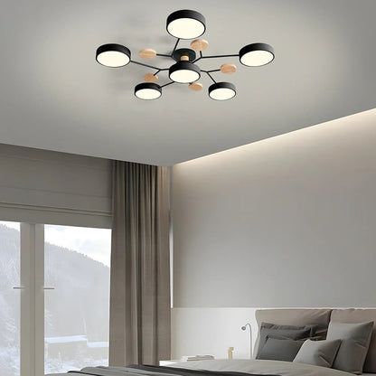 CircuLux | Plafondlamp LED Hedendaags Half-Ingebouwd in IJzer