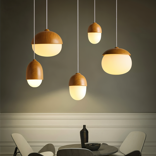 Lunova | Vintage ophanging en matglas – E27 fitting