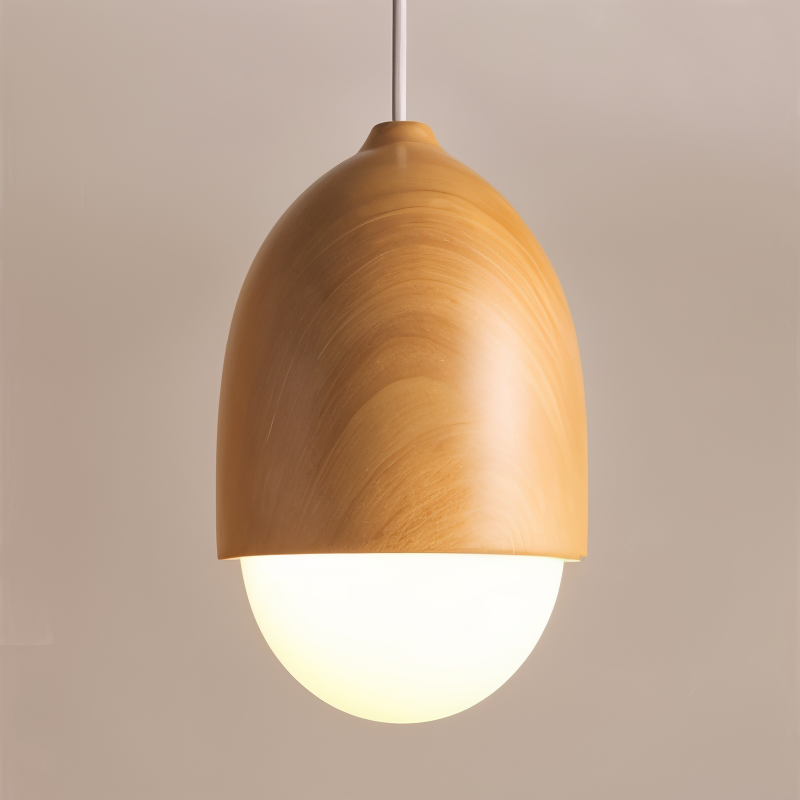 Lunova | Suspension Vintage en Verre Dépoli – Douille E27