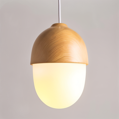 Lunova | Suspension Vintage en Verre Dépoli – Douille E27