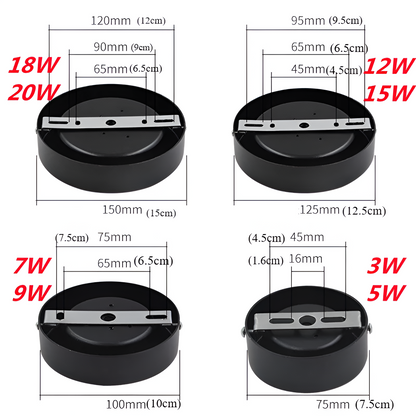 AluminBeam | Spot LED Rond Extra-plat en Aluminium