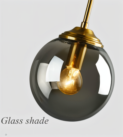 Skymora | Noordse glazen steen ophanging – E14 fitting