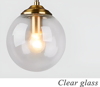 Skymora | Noordse glazen steen ophanging – E14 fitting