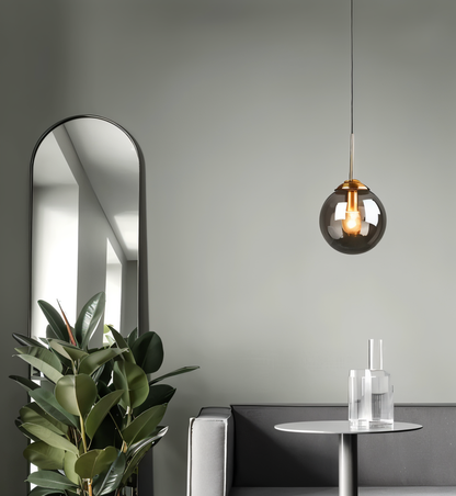 Skymora | Noordse glazen steen ophanging – E14 fitting