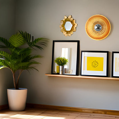 CircRipple | Ronde Wandapplique van Golvend Glas met Watereffect