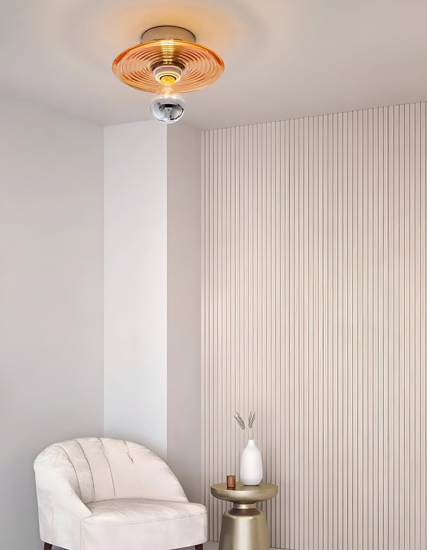 CircRipple | Ronde Wandapplique van Golvend Glas met Watereffect