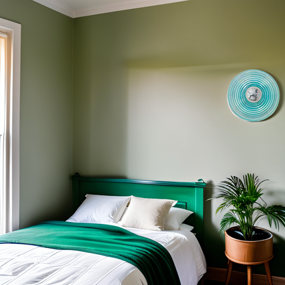 CircRipple | Ronde Wandapplique van Golvend Glas met Watereffect
