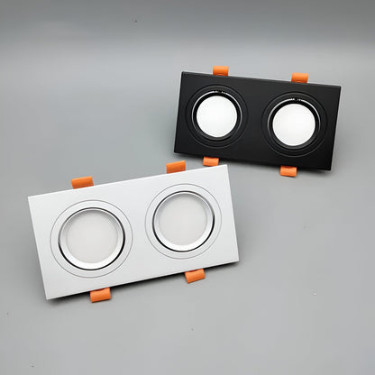 Quadralux | Inbouw LED-spot Vierkant Draaibaar – Wit of Zwart