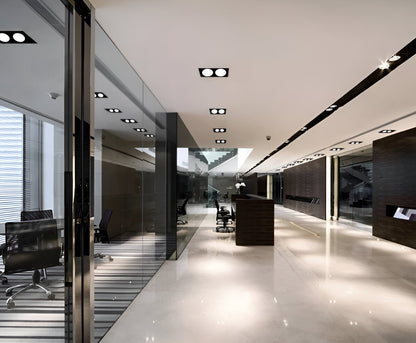 Quadralux | Inbouw LED-spot Vierkant Draaibaar – Wit of Zwart