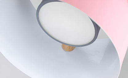Nordylo | Suspension Cylindrique en Bois & Métal – Style Scandinave Coloré