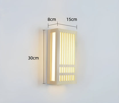 DoaGlow – Japandi wandlamp van hout en acryl