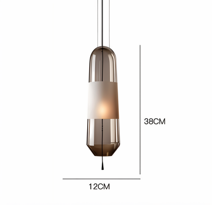 Vitraelon | Suspension Vintage en Verre Ouvert – Douille E14