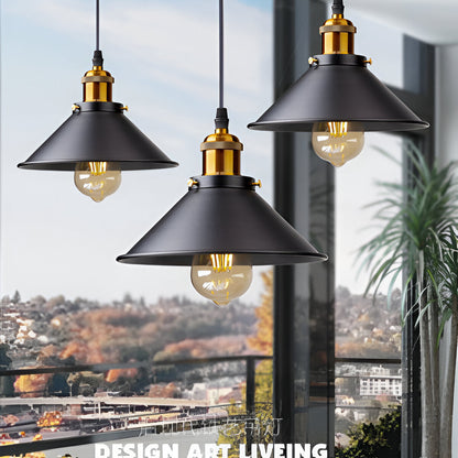 FunnDrop | Suspension Industrielle Rétro en Fer Forgé