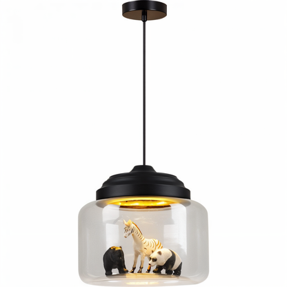 Zoolumia | Ophanging en Glas met Dierlijk Motief – Decoratieve Noordse Stijl