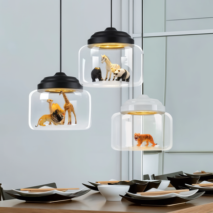 Zoolumia | Ophanging en Glas met Dierlijk Motief – Decoratieve Noordse Stijl