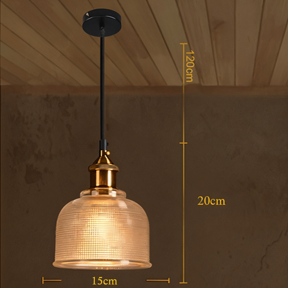 ColoraBell – Retro hanglamp van gekleurd glas