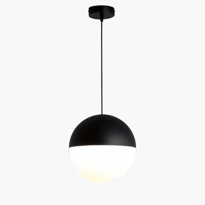 Lustréa | Sferische Kristallen Hanglamp – Goud & Zwarte Afwerking