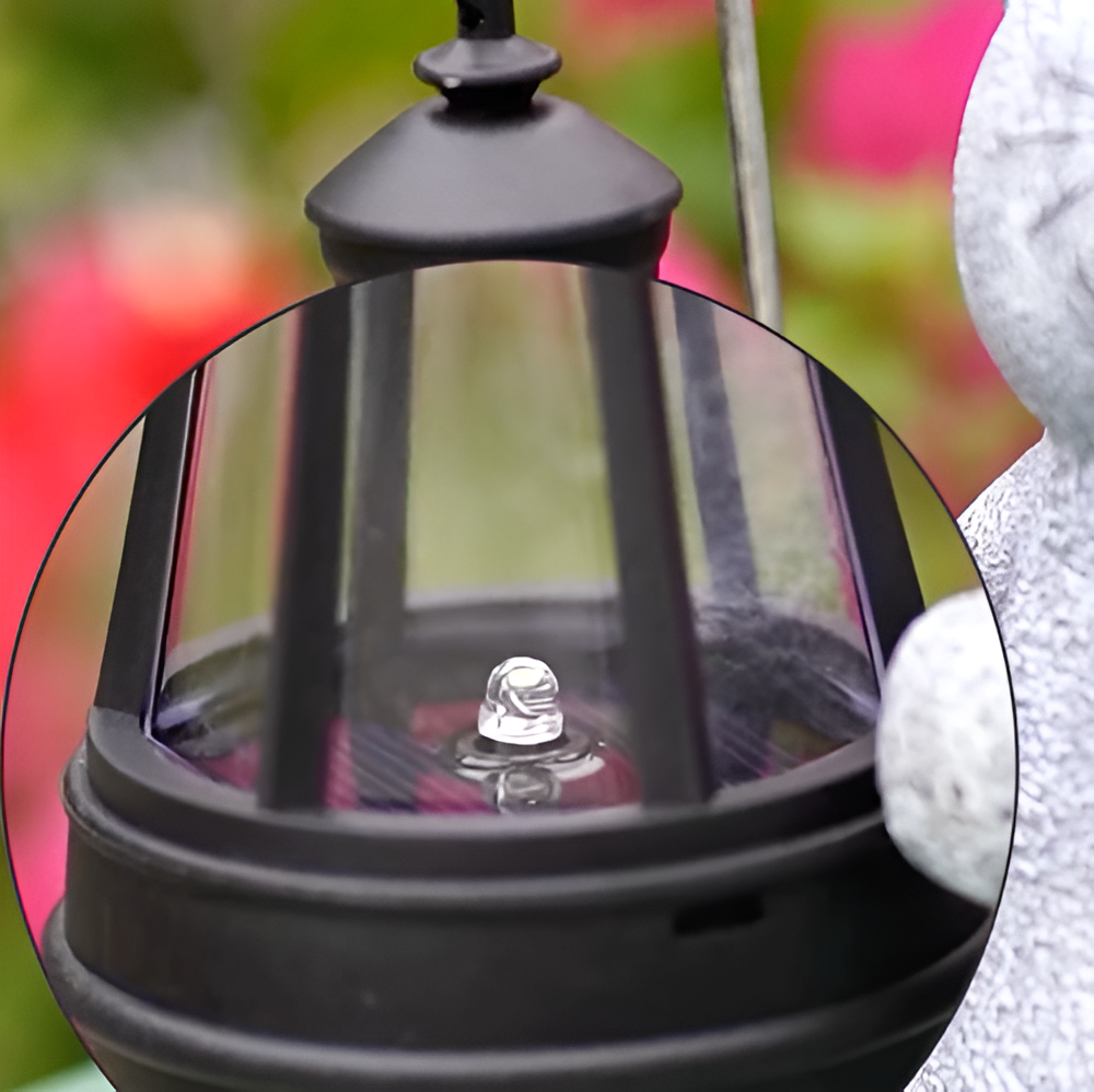 SolarPaw – Zonnekattenbeeld met Lantaarn voor Tuin