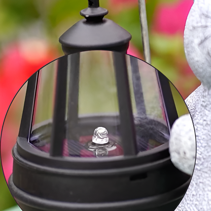 SolarPaw – Zonnekattenbeeld met Lantaarn voor Tuin