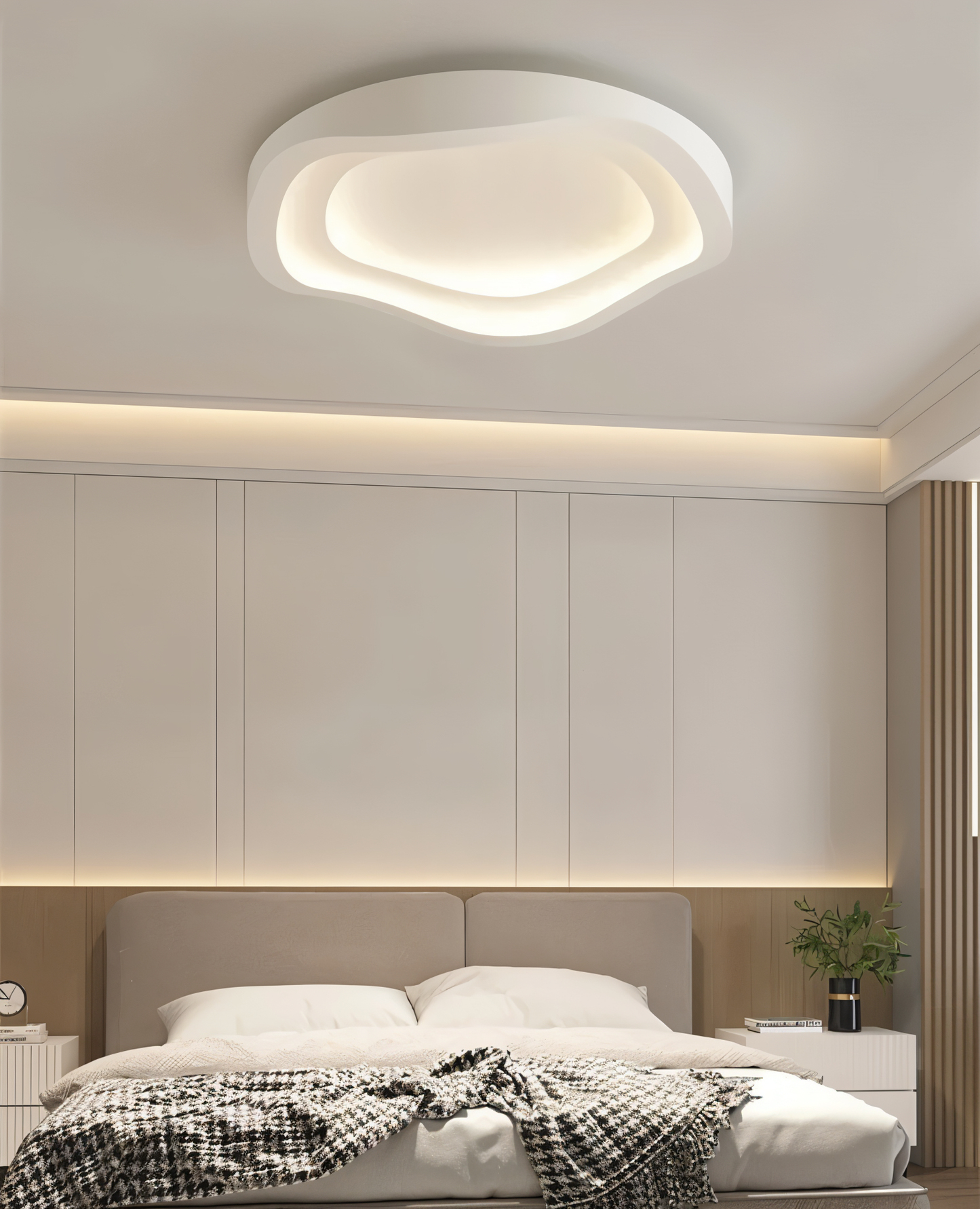 LuminaCurve | Inbouw LED Plafondlamp met Modern Gebogen Design