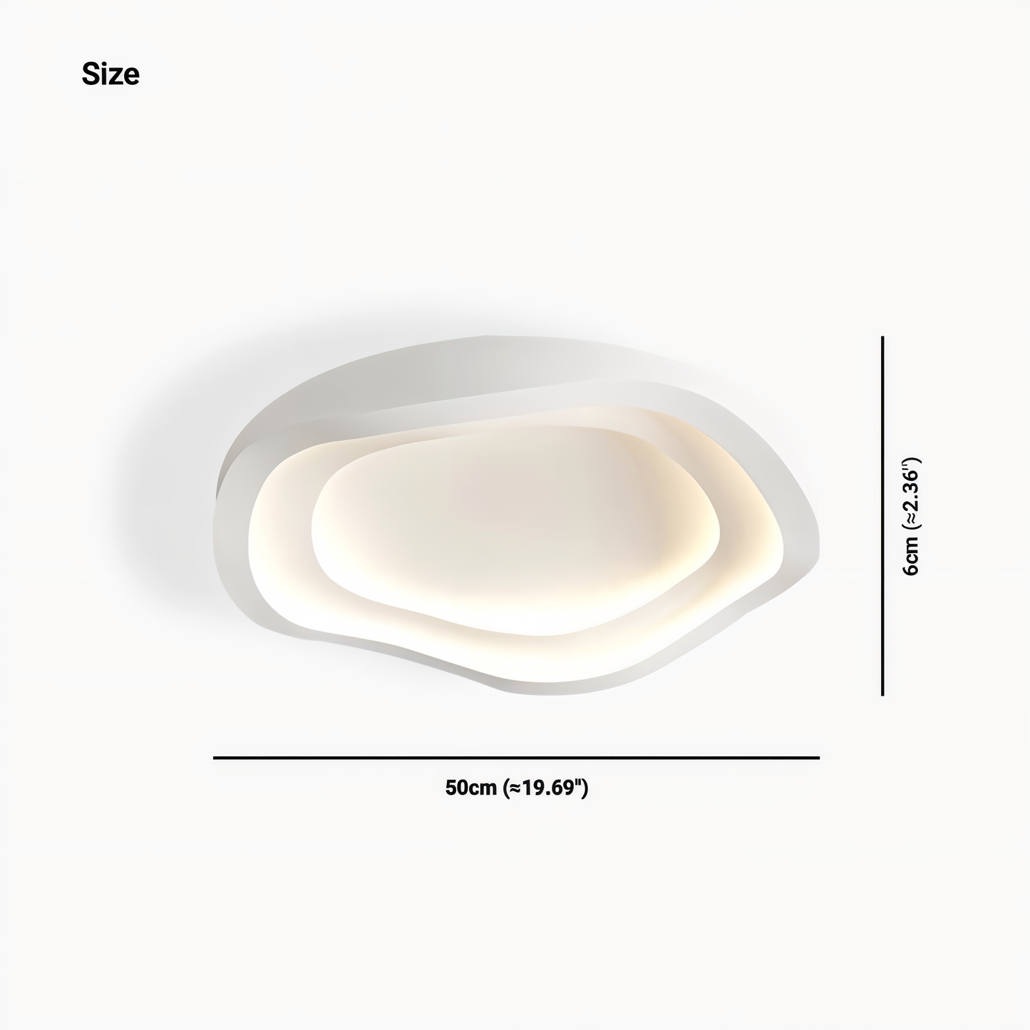 LuminaCurve | Inbouw LED Plafondlamp met Modern Gebogen Design