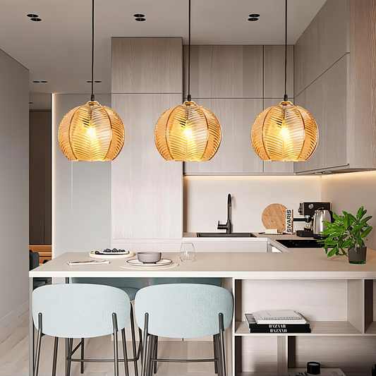 Verrinia | Ophanging en Gestreept Glas – Retro & Moderne Elegant