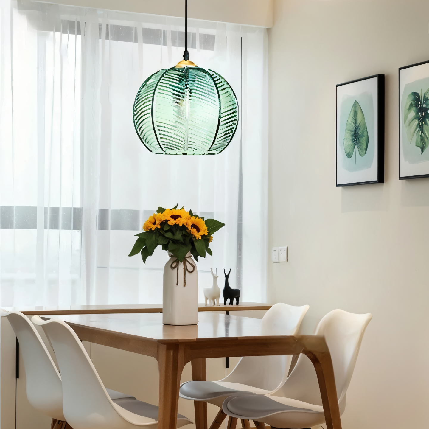 Verrinia | Ophanging en Gestreept Glas – Retro & Moderne Elegant