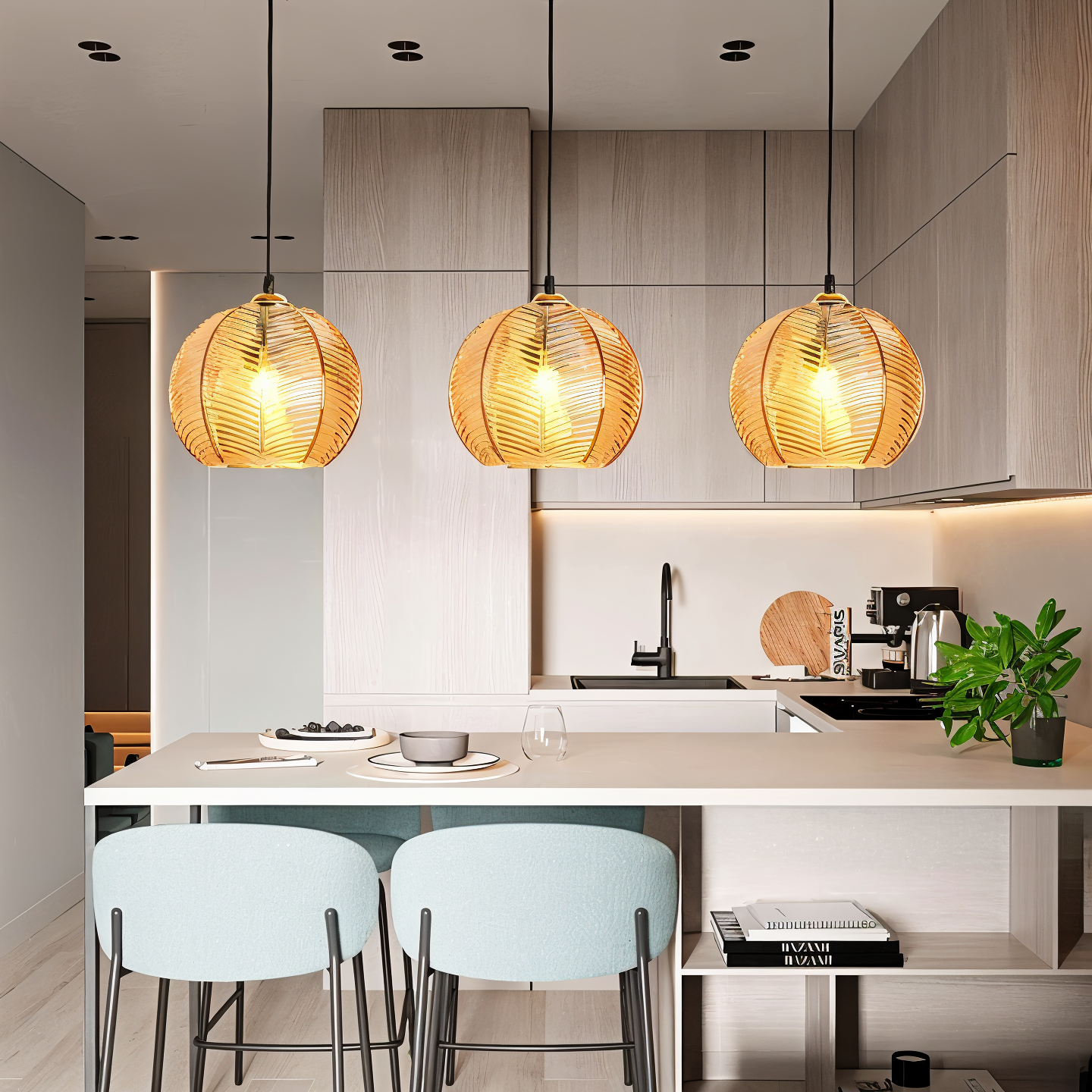Verrinia | Ophanging en Gestreept Glas – Retro & Moderne Elegant