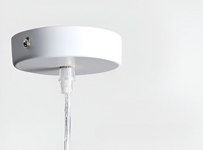 Geomora | Moderne geometrische LED-hanglamp in zwart en wit aluminium
