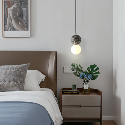 Gemilux | Dubbele glazen bol hanglamp – elegante verlichting voor eetkamer