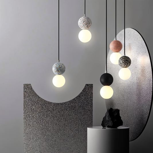 Gemilux | Dubbele glazen bol hanglamp – elegante verlichting voor eetkamer