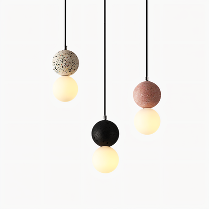 Gemilux | Dubbele glazen bol hanglamp – elegante verlichting voor eetkamer