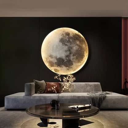 MoonSculpt – 3D muurdecoratie in de vorm van een maan, verstelbaar en dimbaar