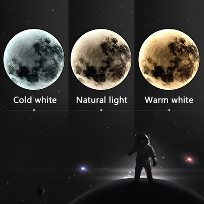MoonSculpt – 3D muurdecoratie in de vorm van een maan, verstelbaar en dimbaar