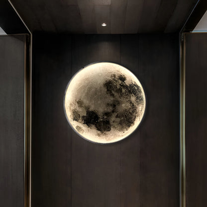 MoonSculpt – 3D muurdecoratie in de vorm van een maan, verstelbaar en dimbaar