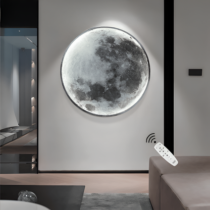 MoonSculpt – 3D muurdecoratie in de vorm van een maan, verstelbaar en dimbaar