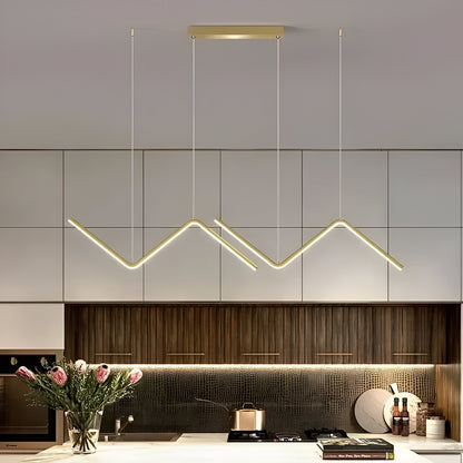 Luxurzi | Driehoekige LED-ophanging design – Moderne en luxueuze verlichting