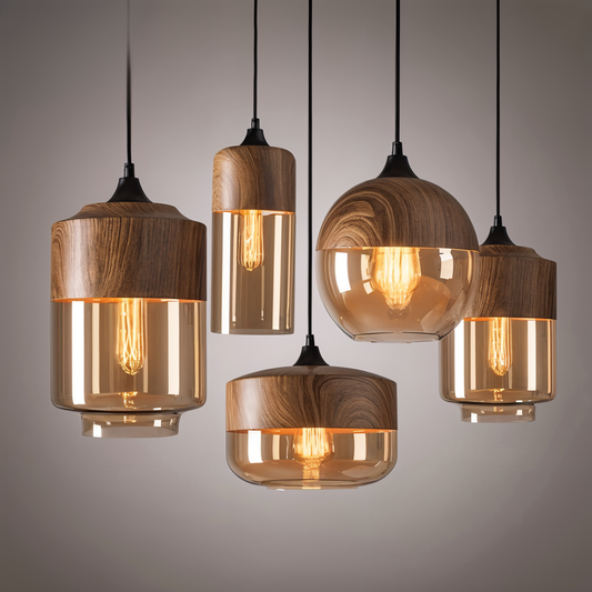 ScandiShine – Moderne Loft-Retro Hanglampen van Glas