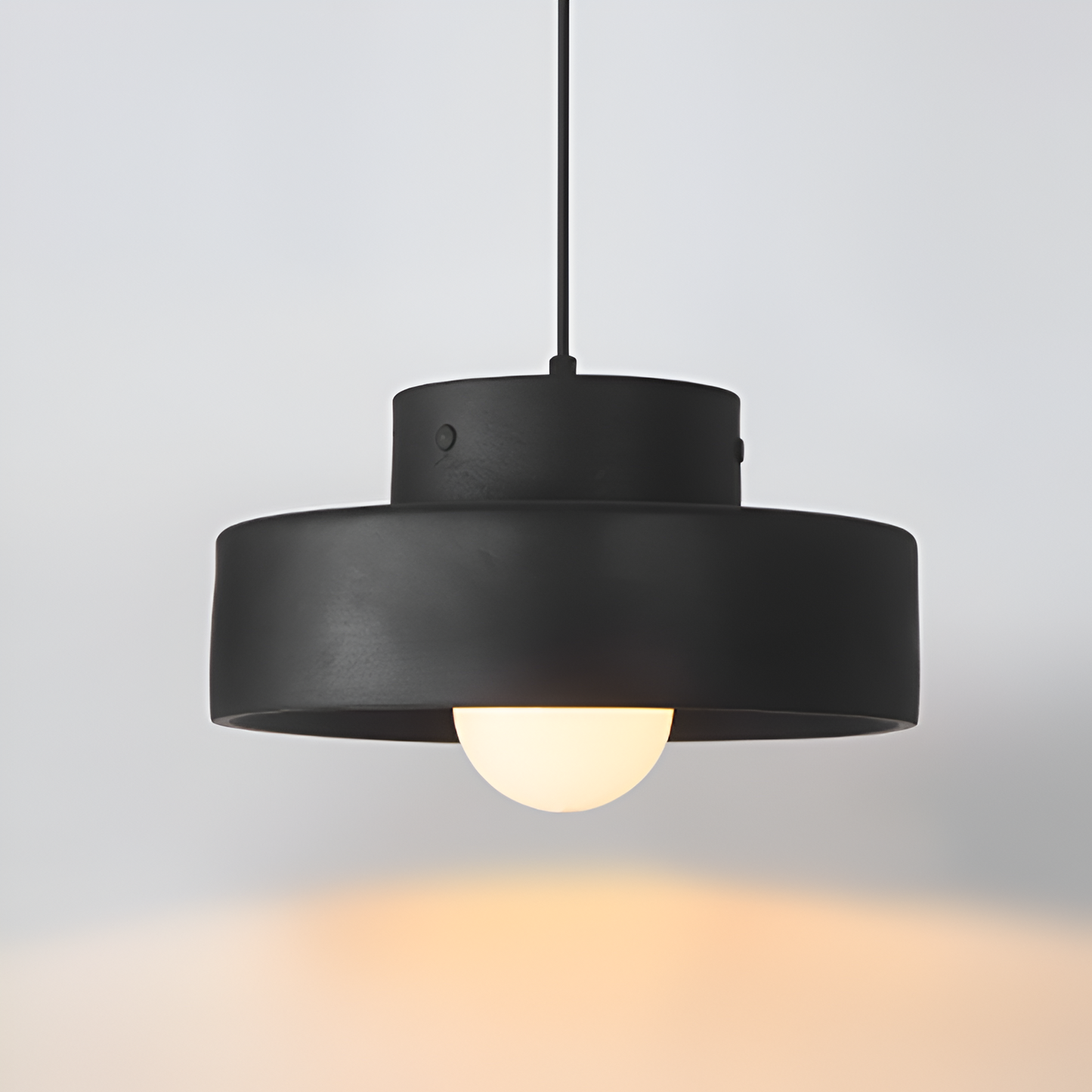 ResaLune | Ronde Hanglamp Stijl Wabi-Sabi Rood Macaron