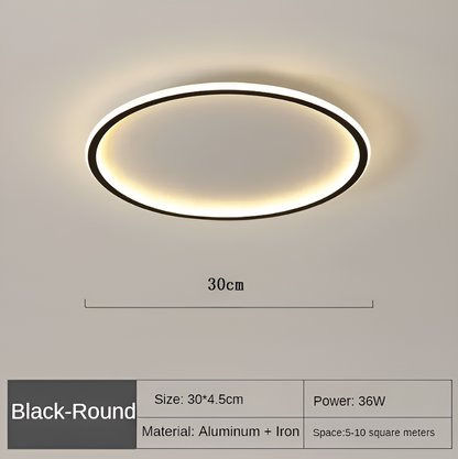 Orbella | Ronde dimbare LED-plafondlamp van glas en metaal