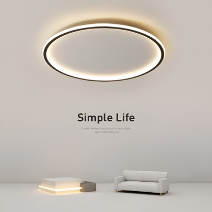 Orbella | Ronde dimbare LED-plafondlamp van glas en metaal