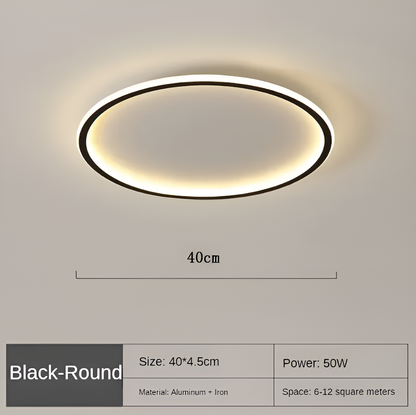 Orbella | Ronde dimbare LED-plafondlamp van glas en metaal