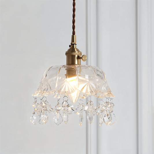 ClariBell | Ophanging Vintage en Kristalglas & Messing – Klassieke Elegant
