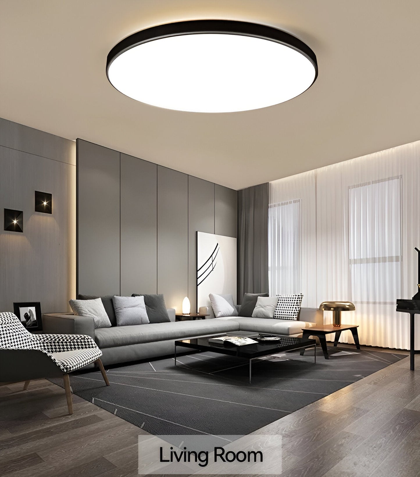 SlimCirc | Extra-dunne Ronde LED Plafondlamp – Stof- en Insectenbestendig