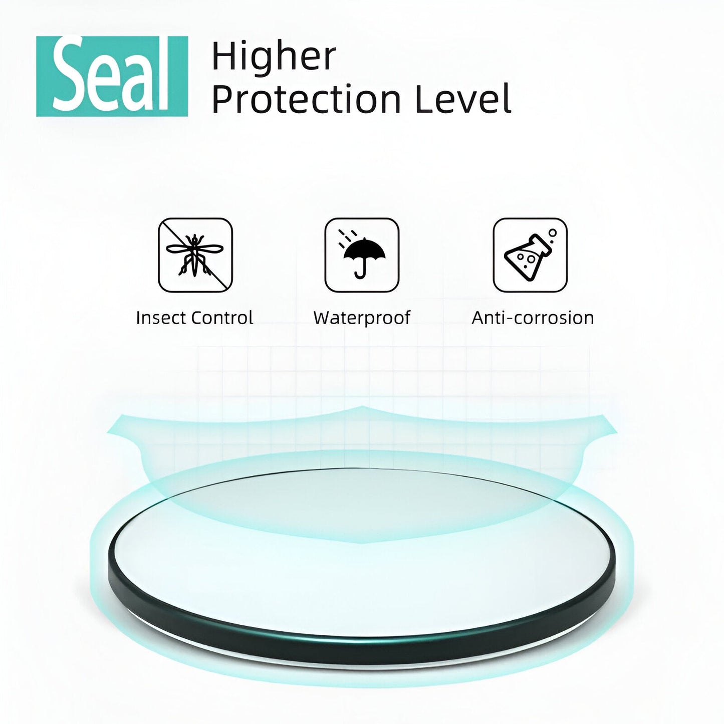 SlimCirc | Extra-dunne Ronde LED Plafondlamp – Stof- en Insectenbestendig