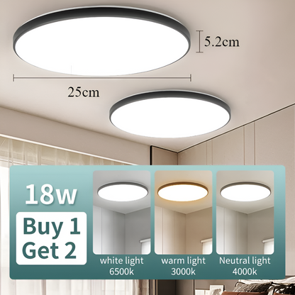 SlimCirc | Extra-dunne Ronde LED Plafondlamp – Stof- en Insectenbestendig