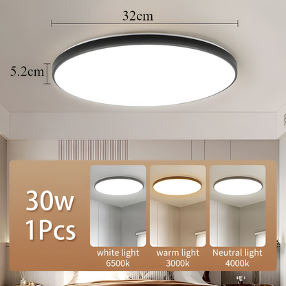 SlimCirc | Extra-dunne Ronde LED Plafondlamp – Stof- en Insectenbestendig