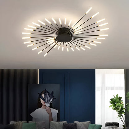 SpiraBright | LED Plafondlamp Noord-Europees met Vuurwerk Design