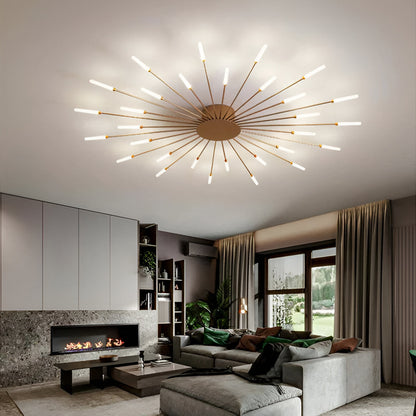 SpiraBright | LED Plafondlamp Noord-Europees met Vuurwerk Design