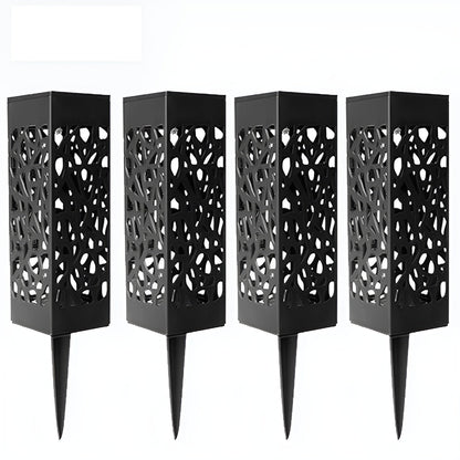 LumaRay – Lot de 2 Lampes Solaires de Jardin en Acier Inoxydable
